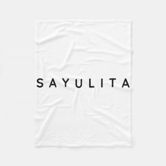 Sayulita Grappig Modern, Huidig Lettertype Surf Sa Fleece Deken