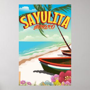 Sayulita Mexicaanse reisposter Poster