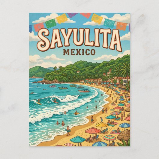 Sayulita Mexico Briefkaart (Voorkant)