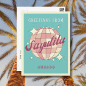 Sayulita Mexico Retro  Partij Briefkaart