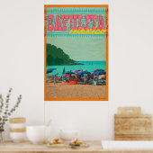 Sayulita Mexico  Style Travel Poster (Keuken)