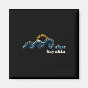 Sayulita Mexico Surfen Golven Zonsondergang Strand Magneet