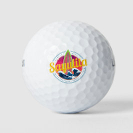 Sayulita Mexico Surfer  Wave Sunset Bigwave Golfballen