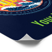 Sayulita Mexico Surfer  Wave Sunset Bigwave Poster (Hoek)