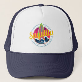 Sayulita Mexico Surfer  Wave Sunset Bigwave Trucker Pet