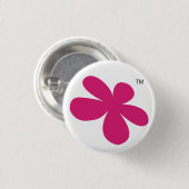 Sazabenbloem-Button Ronde Button 3,2 Cm (Voorkant /achterkant)