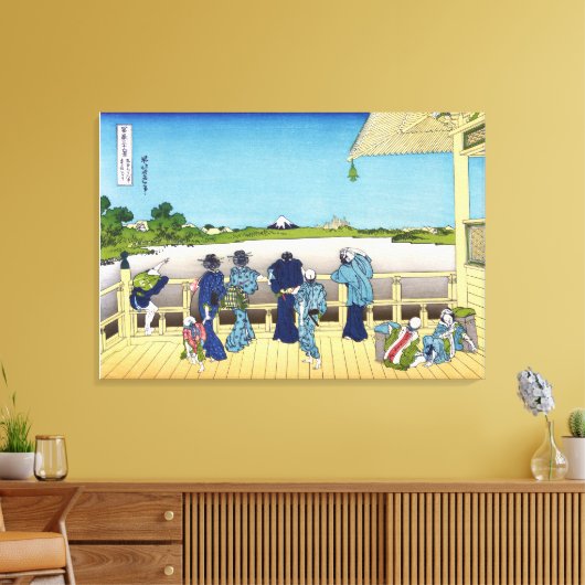 Sazai Hall of the Five Hundred Arhat Temple Canvas Afdruk (Insitu (Woonkamer))