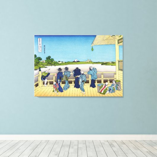 Sazai Hall of the Five Hundred Arhat Temple Canvas Afdruk (Insitu (Houten vloer))