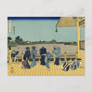 Sazai-zaal: ?Tempel van 500 Rakan (van Hokusai) Briefkaart