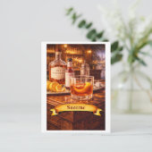 Sazerac Cocktail (American Food Series) Briefkaart (Staand voorkant)