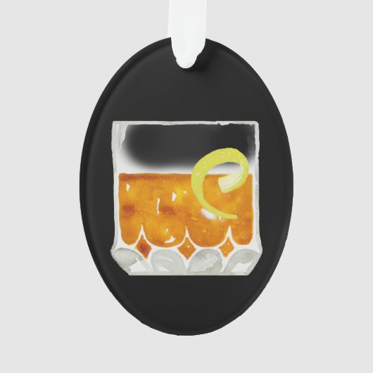 Sazerac Cocktail Personaliseerd Ornament (achterkant)