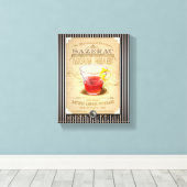 Sazerac de officiële cocktail van New Orleans Canvas Afdruk (Insitu (Houten vloer))