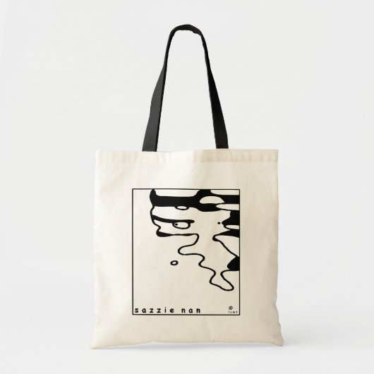 Sazzie Nan Sans bijen Tote Bag (Voorkant)