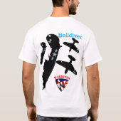 SB2C Helldiver -Shirt T-shirt (Achterkant)