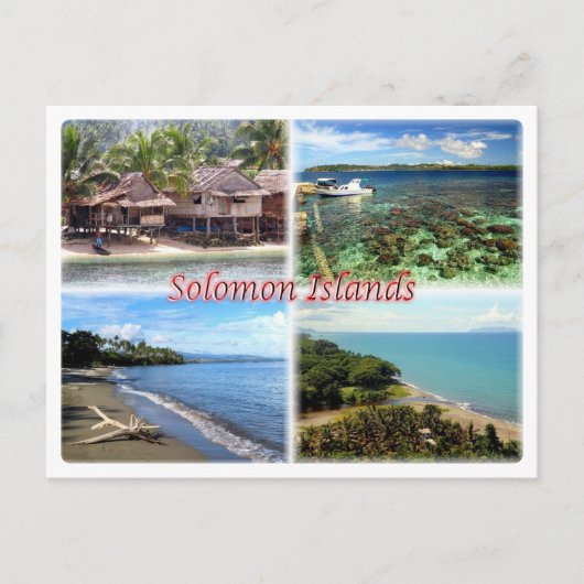 SB Malaita Islands - Gizo - Bonegi Beach - Honiara Briefkaart (Voorkant)