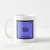 Sb - Schrubberboot Funny Chemistry Element Symbol  Koffiemok (Links)