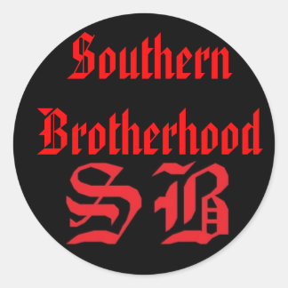 SB Sticker, SouthernBrotherhood Ronde Sticker