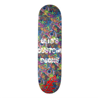 sb trippy rood/wit logo dek skateboard