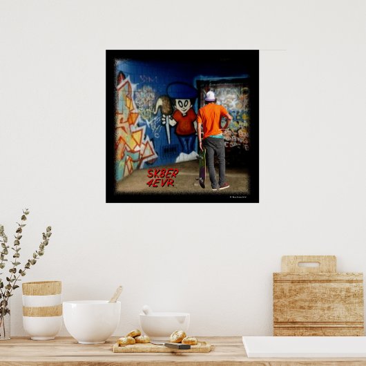 SBA105P.SK8ER 4EVR. POSTER (Keuken)