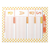 SBAR-Sjabloon voor studenten in de gezondheidszorg Notitieblok (Voorkant)