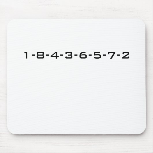 SBC-ontstekingsvolgorde Muismat (Voorkant)