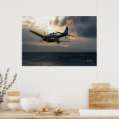 SBD-5 Ononderbroken over de Stille Oceaan Poster (Keuken)