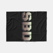 Sbd Squat Bench Deadlift Powerlifting Fleece Deken (Voorkant (Horizontaal))