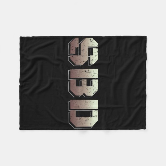 Sbd Squat Bench Deadlift Powerlifting Fleece Deken (Voorkant (Horizontaal))