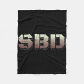 Sbd Squat Bench Deadlift Powerlifting Fleece Deken (Voorkant)