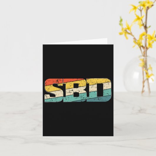 Sbd Squat Bench Deadlift Powerlifting Kaart (Gele Bloem)