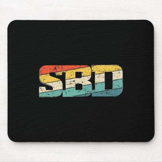Sbd Squat Bench Deadlift Powerlifting Muismat (Voorkant)