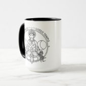 SBLT Goddess and Lotus Mug Mok (Voorkant links)