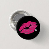SBM Handtekening Kiss Mini Button Pin (Voorkant /achterkant)