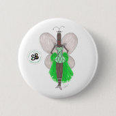 SBM Pseudo Celeb Green Geo Mode Button Pin (Voorkant)