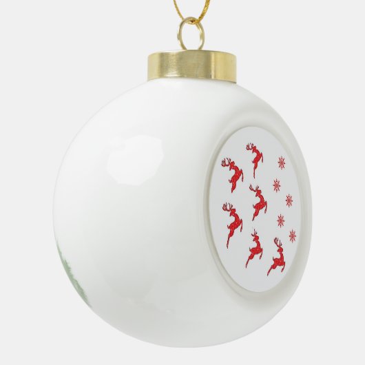 Sbowflake Framed Ball Shape Ornament - Reinders (Links)