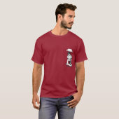 SBR Logo Shirt - maroon (Voorkant volledig)