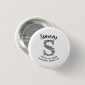 SBS - Simons - Merch Ronde Button 3,2 Cm (Voorkant /achterkant)