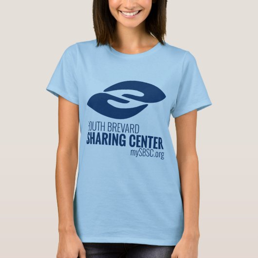 SBSC Logo Dames Basic T-shirt (Voorkant)