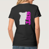 SBT T T-Shirt Pink - Staffordshire Bull Terrier (Achterkant)