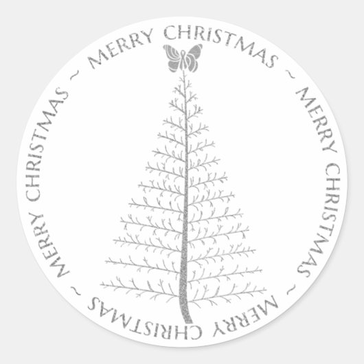 SBTF Custom Holiday Sticker - Zilver (Voorkant)