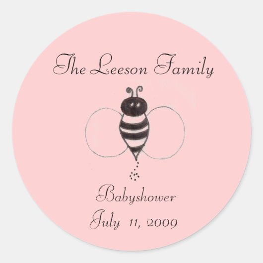 sc00078761, De Leeson Familie, BabyshowerJuly ... Ronde Sticker (Voorkant)
