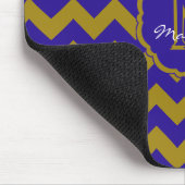 SC Chevron Muismat-Blue en Gold Muismat (Hoek)