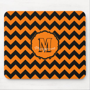 SC Chevron Muismat-Oranje en zwart Muismat