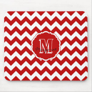 SC Chevron Muismat-rood en wit Muismat