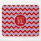 SC Chevron Muismat-rood, wit en blauw Muismat (Voorkant)