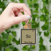 Sc - Langzaam Klappen Grappig Chemie Element Symbo Sleutelhanger (Hand)