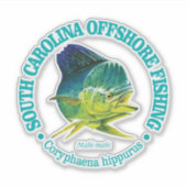 SC Offshore Vist (Mahi-mahi) Sticker (Voorkant)