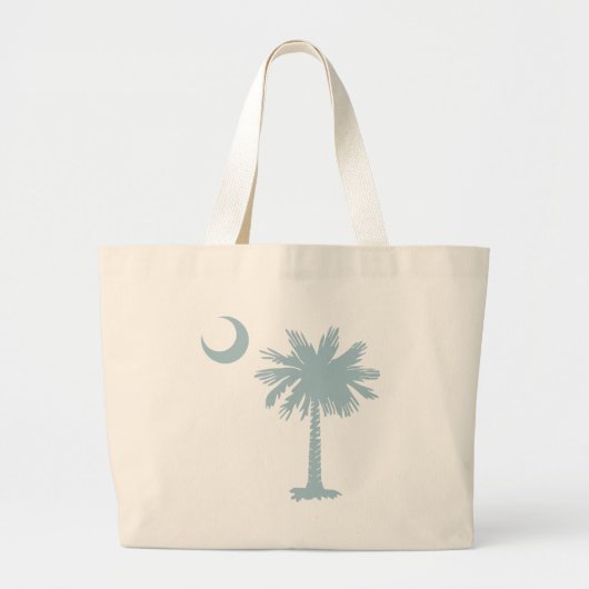SC Palmetto & Crescent (CB) Grote Tote Bag (Voorkant)