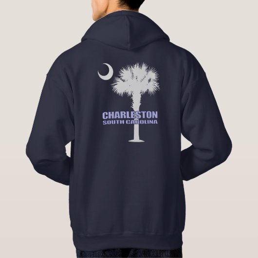 SC Palmetto & Crescent (Charleston) Hoodie (Achterkant)
