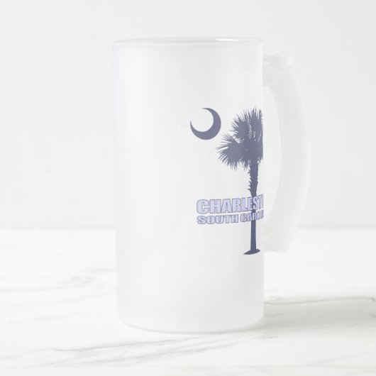 SC Palmetto & Crescent (Charleston) Matglas Bierpul (Voorkant rechts)